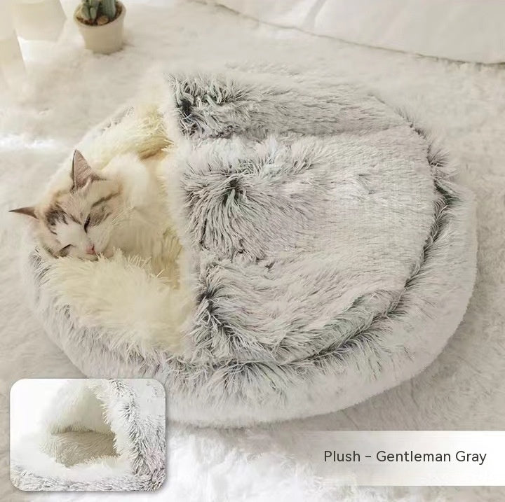 Dog And Cat Warm Bed
