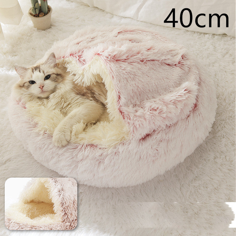 Dog And Cat Warm Bed