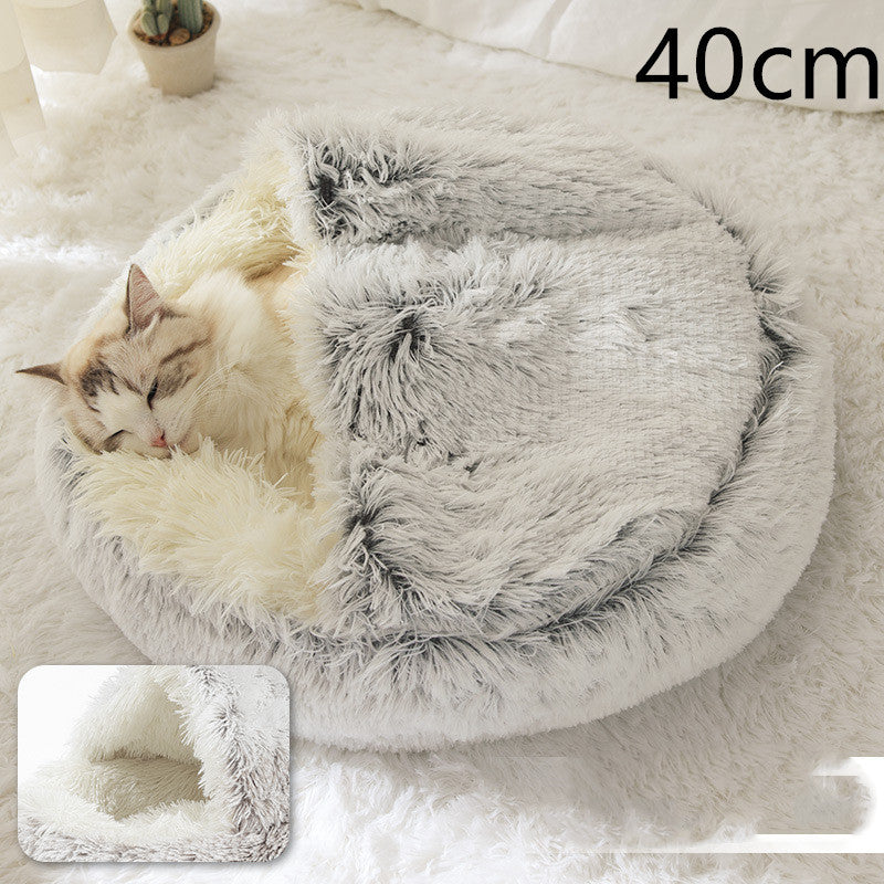 Dog And Cat Warm Bed