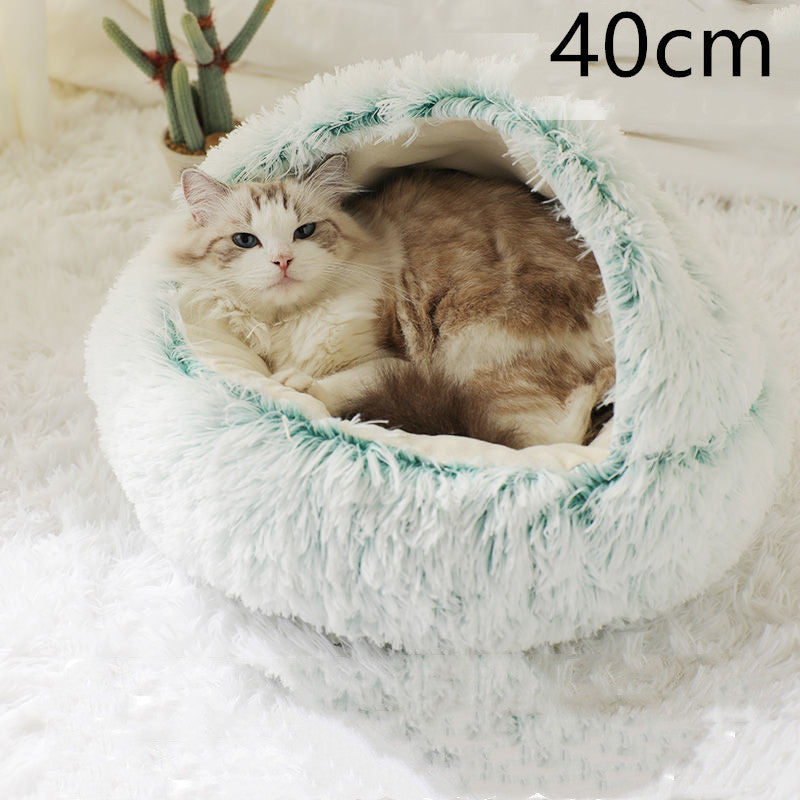Dog And Cat Warm Bed