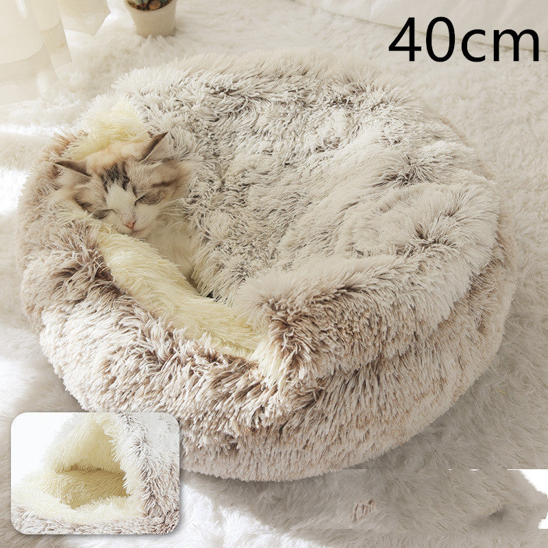 Dog And Cat Warm Bed