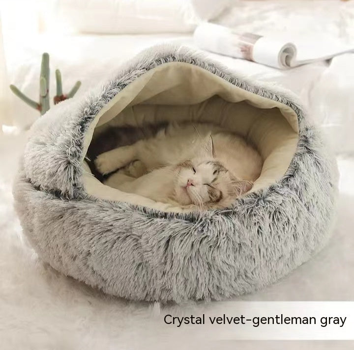 Dog And Cat Warm Bed