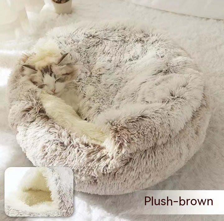 Dog And Cat Warm Bed