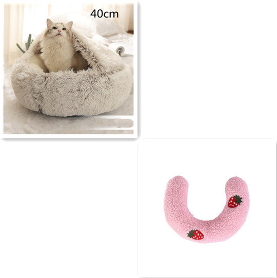 Dog And Cat Warm Bed