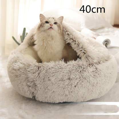 Dog And Cat Warm Bed